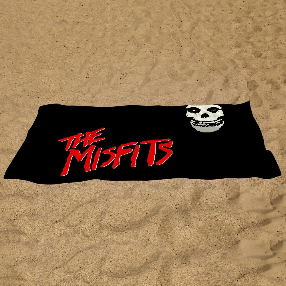 Rock Band M-mis-fits Handtuch Geschenk für Reisen Fitnessstudio Sauna Reise Spa Dusche Camping Schnelltrocknend Sport Strandtücher Weich Pool