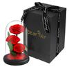 Luckystar Beauty and the Beast Handmade with Real Eternal 3 Preserved In a Glass Gift Perfect Gift for and The Best Gift for Red Rose, Roses,