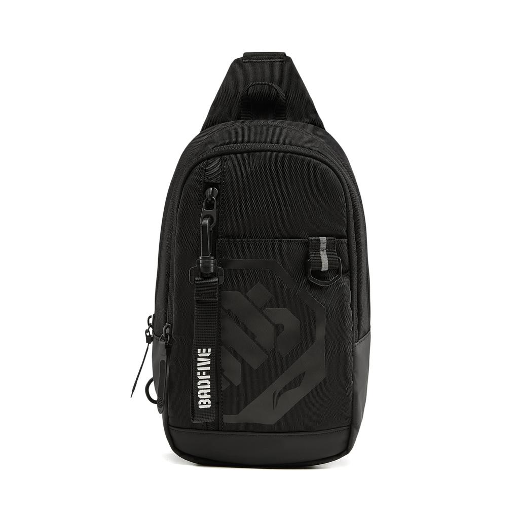 Li Ning BADFIVE Polyester Sling Bag Regular Men's Black ABDW019-1