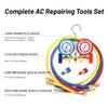 Refrigerant Air Conditioning Tools AC Diagnostic Manifold Gauge Set Hose Hook Kit for Refrigerant Testing R502 R22 R12 R134A