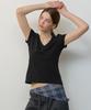 CITYBREEZE Logo Label V-Neck Short Sleeve T-Shirt_6 Colors