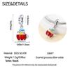 Charm Bead Charms copper Plated Certified Dessert Cup Bead Charms Compatible With Bracelets Women Jewellery Making Diy