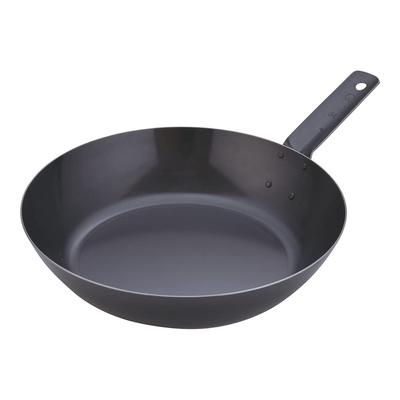 Komerční žehlička Endo Shoji Černá trouba Silná pánev 34 cm IH Kompatibilní žehlička Vyrobeno v Japonsku AHL94034