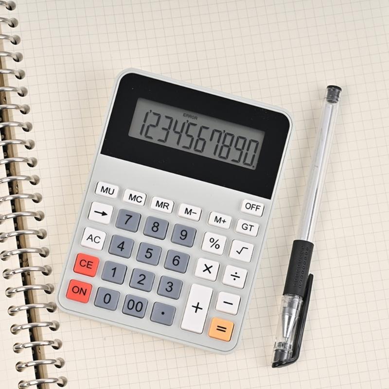 Portable 12 Digit Desktop Calculator Clear Clear Display For Accurate Financial And Office Use