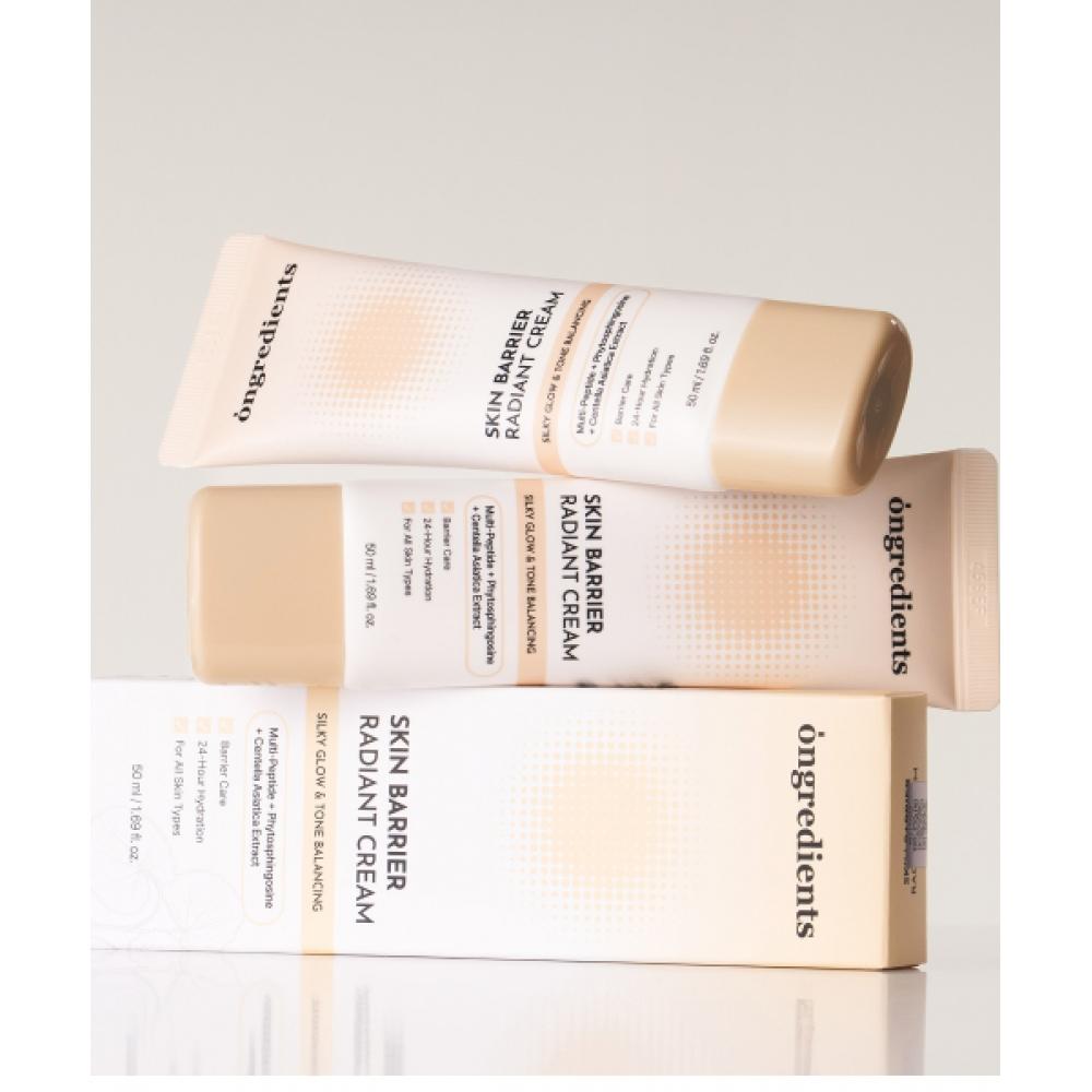 OngredientS [2 PcS] [padefree] Ongridient S Skin Barrier Radiant Cream 50ml