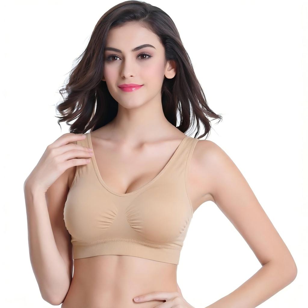S-6XL Vrouwen Sportbeha Fitness Running Vest Gym Workout Ondergoed Gewatteerde Crop Tops Vrouwelijke Sportkleding Beha Push Up Bras