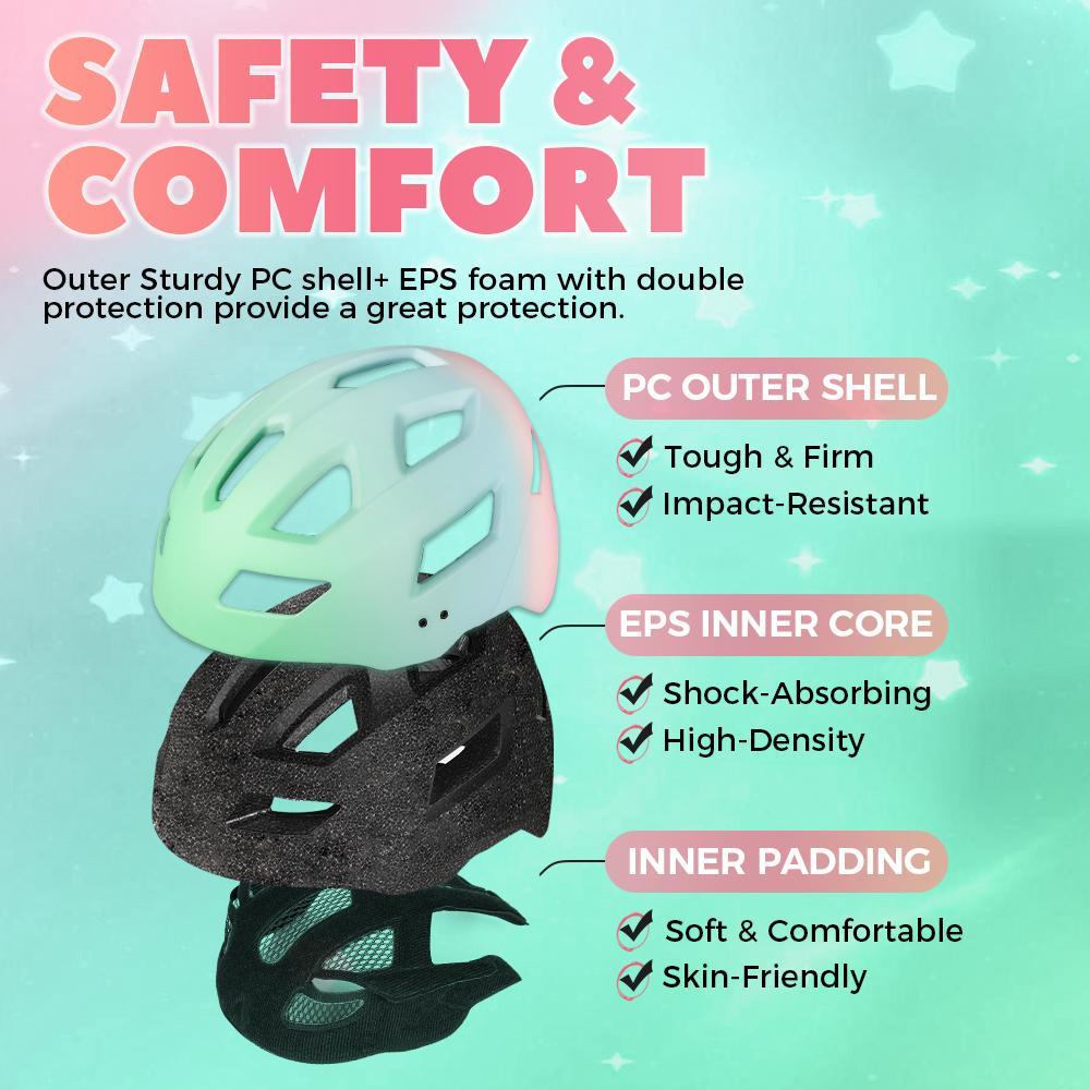 Kids Helmet Fit For Children Bicycle Safety Cycling Boys Girls Outdoor Sports Protective Cap Mtb Balance Bike Roller Skating Helmets