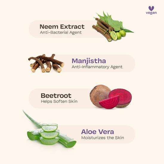 Maate Baby Body Wash (250 Ml) | With Ayurvedic Herbs Beetroot, Manjistha & Neem Extracts | Body Wash for Dry & Sensitive Skin | Soap Free | Body Wash