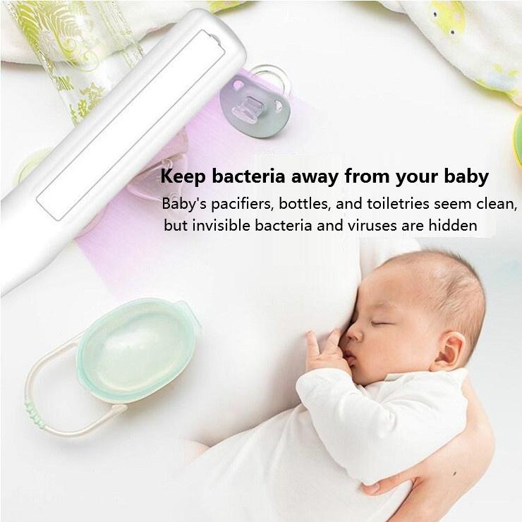 5W Tragbare UV-Bakterienlampe Tierdesinfektion Ozon-Sterilisator Licht Zuhause Milbenabtötung Sterilisation Ultraviolette Röhrenlampe 35 * 178mm