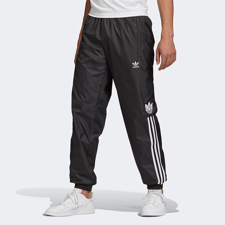 Adidas Originals Trefoil 3D Three Stripes Tapered Casual Track Pants Men Bottoms Black GN5944