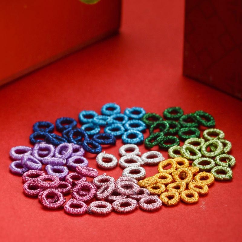 Colorful Gold Wire Coil Bracelet Rings for DIY Jewelry & Hand Rope Accessories
