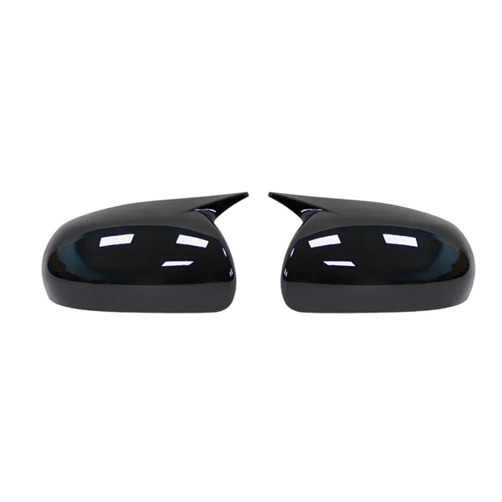 For KIA K3 Forte Cerato 2009-2011 ABS Plastic Car Rearview Side Mirror Cover Wing Cap Exterior Door Trim Adhesive Sticker