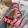 2025 New Fashion Round Head Flat Women's Shoes Shallow Mouth Lazy Big Yards A Stirrups Casual Knitted Single Shoes