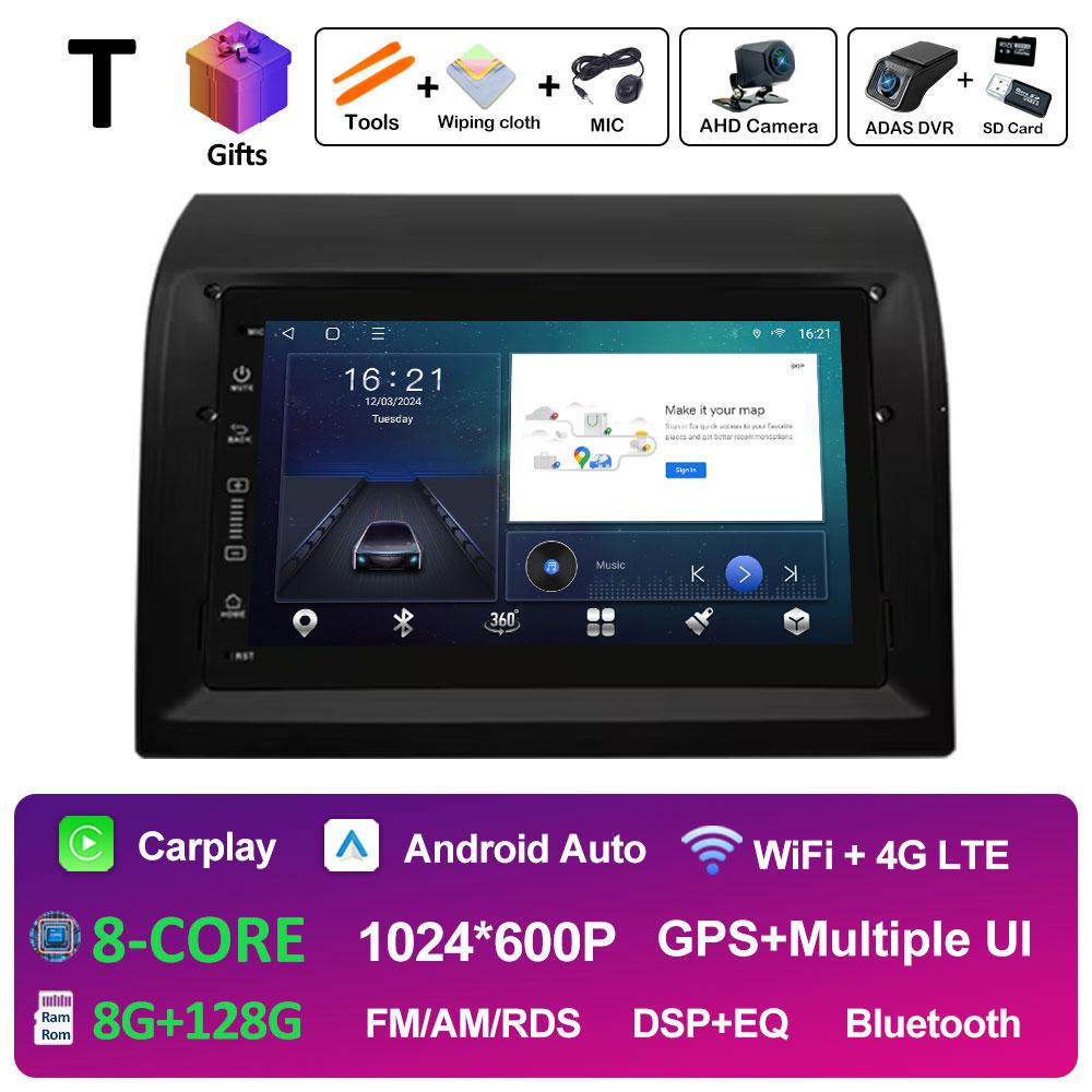 7 Inch Android Car Radio Video Multimedia Player For Fiat Ducato 2006 2007 2008 2009 - 2016 Wireless Carplay Bluetooth Head Unit