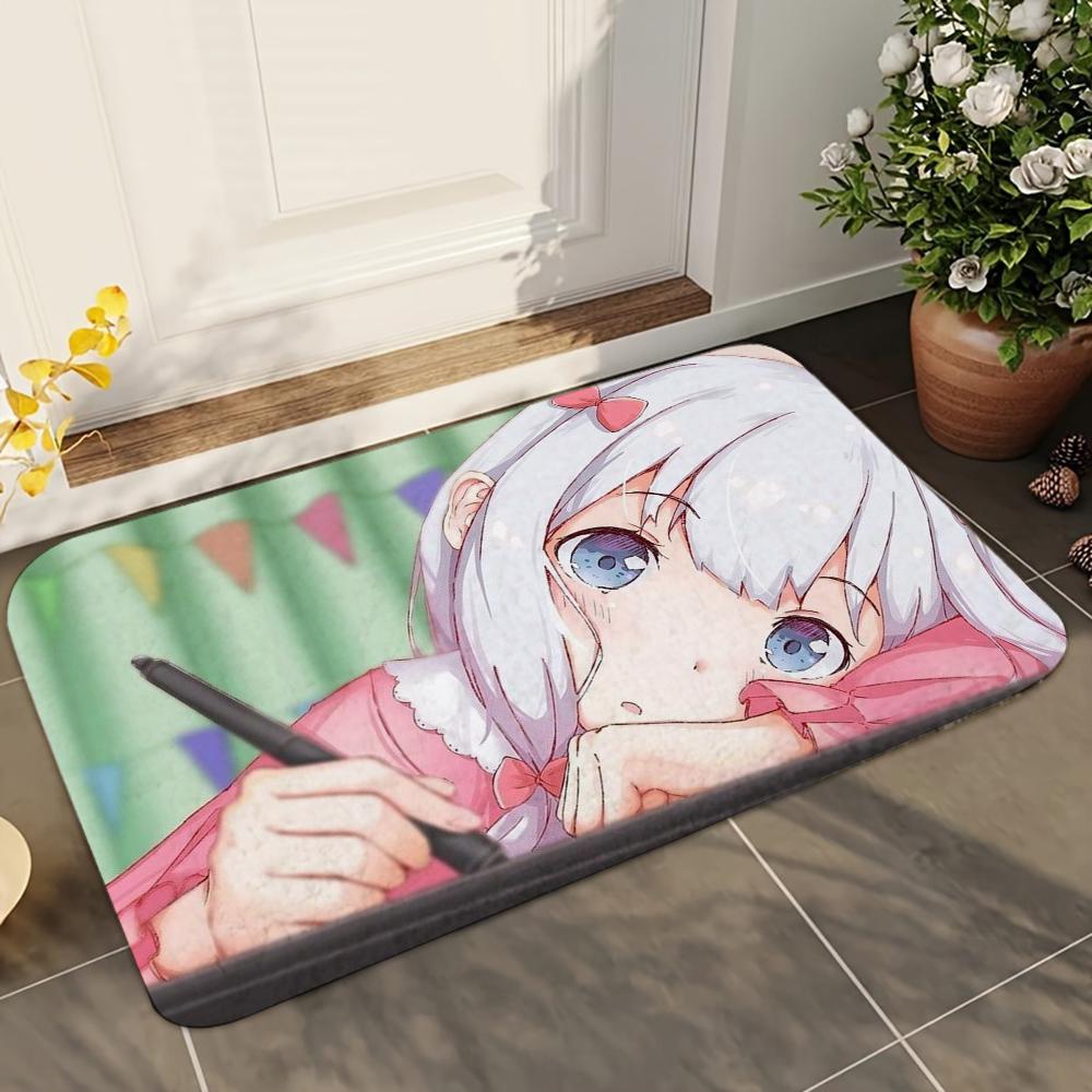 1pc Anime Izumi Sagiri Bathroom Absorbent Mats Anti-Slip Mats Home Decor Supplies Carpets Home Kitchen Floor Mats