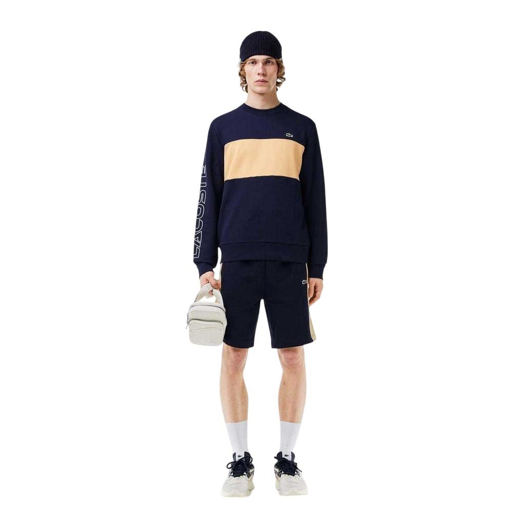 Lacoste Mens Colour Block Classic Sweatshirt