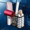 Hair Dryer Holder Organizer Adjustable Height 3-in-1 Wall Mounted Cabinet Door Storage for Hair