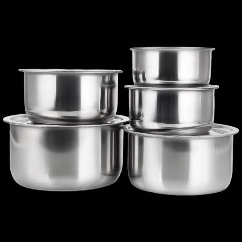 Miss Yizi 410 Stainless Steel Outdoor Picnic Bowl Set Size 1
