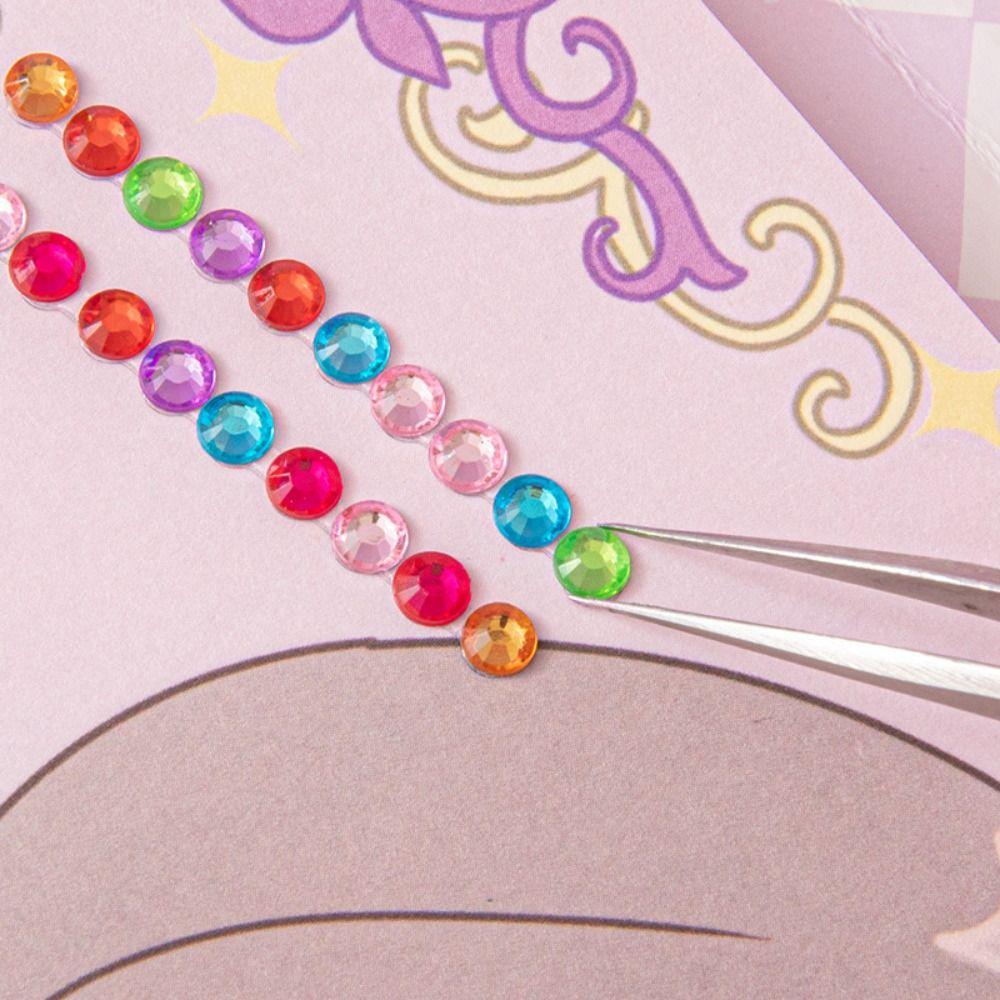 Album Journal Little Girl Makeup Outfit Stickers DIY Scrapbooking DIY Decorative Sticker  Student