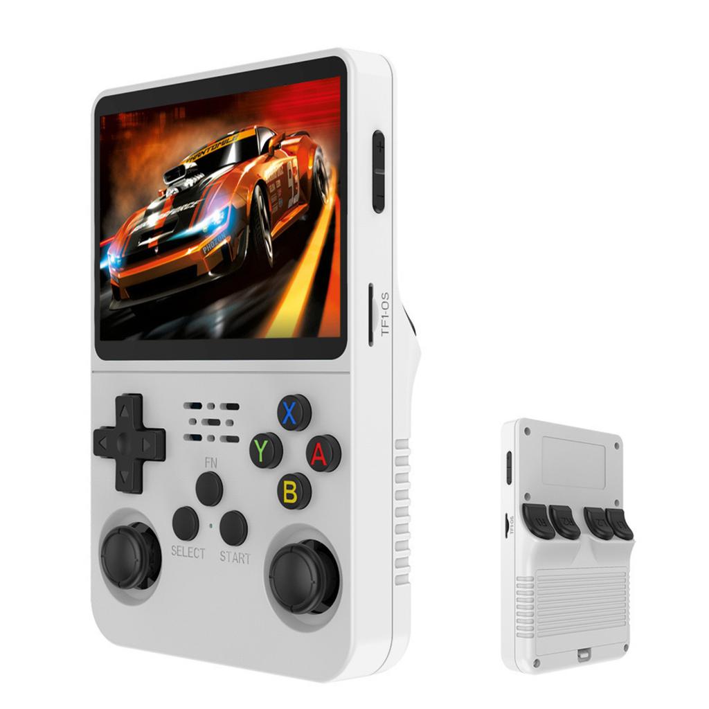 R36s Retro Handheld Game Console Built-in 64G, Handheld 3.4-inch Large Screen  Game Console