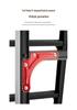 Folding A-frame Carbon Steel Ladder: Lightweight, Double-sided, Multi-purpose, No Installation Needed