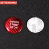 For Subaru BRZ Toyota GR86 2013-2019 Carbon Fiber Engine Start Stop Button Trim Sticker Car Interior Tuning  Decor Accessories