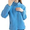 Spring Autumn Clothes Sky Blue Coat Slim Women Sweatshirt Embroidery Letter Sport Tops Liner Fleece-lined Young Woman Jacket
