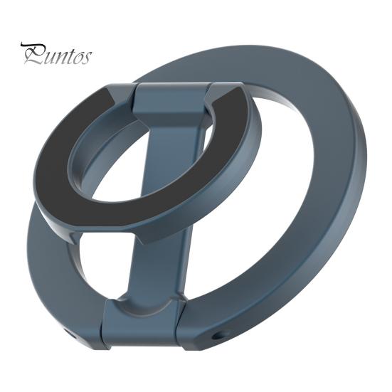 

Магнитный держатель для телефона MagSafe Magnet Finger Ring Stand Strong Magnet Grip 360-градусная поворотная подставка для телефона темно-синий