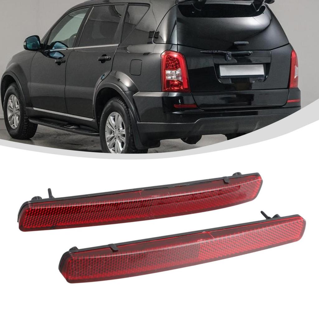 High Visibility Rear Bumper Reflector Set for Ssangyong For REXTON For KYRON