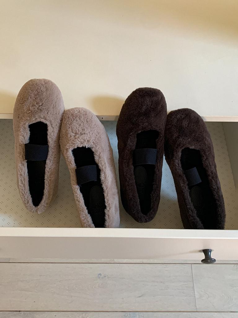 The Johi Cozy Fur Mary Jane Flats_3 Colors