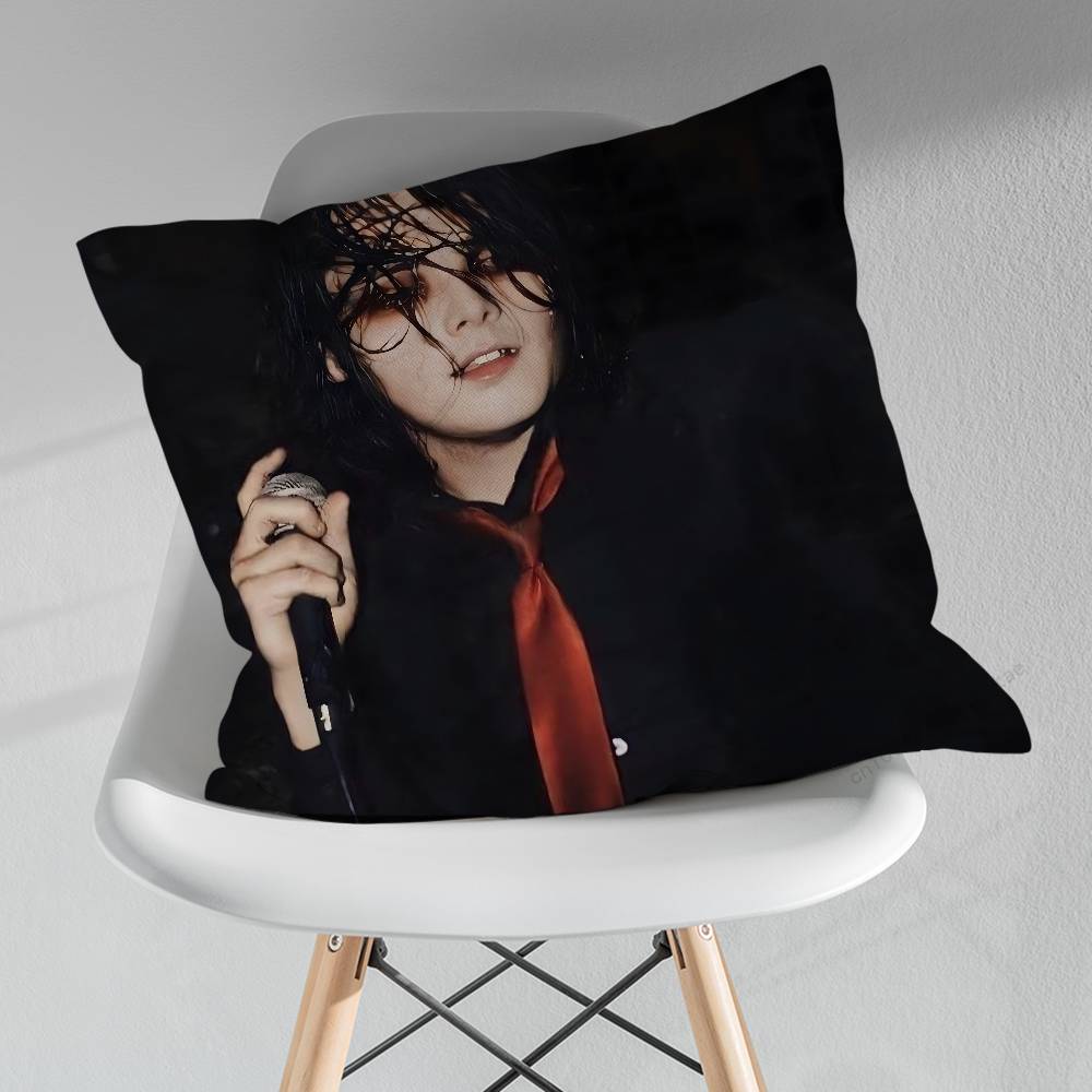 MMy CChemical RRomance Pillow Over Living Room Sofa Cushion Cover Home Decoration Bedroom Room Bed Pillow Cover