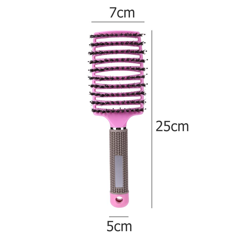 1pc Women Hair Scalp Massage Comb Bristle Resin Anti Static Hairbrush Pro Salon Stylist Hairdressing Styling Tool