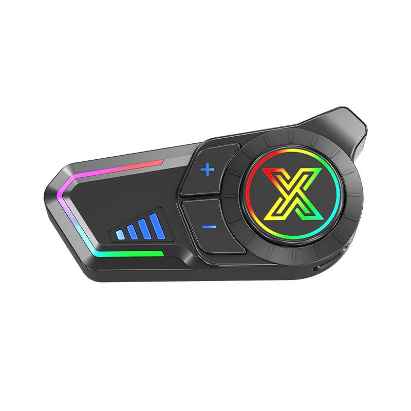 Bluetooth Motorcycle Helmet Headset F20pro: Cross-Brand Intercom, Two-Person Riding, Music Sharing.
