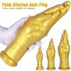 Large Golden Fist Anal Plug - Super Soft Silicone Stretching Toy for Men & Women, Adult Sex Toy for Anal Play