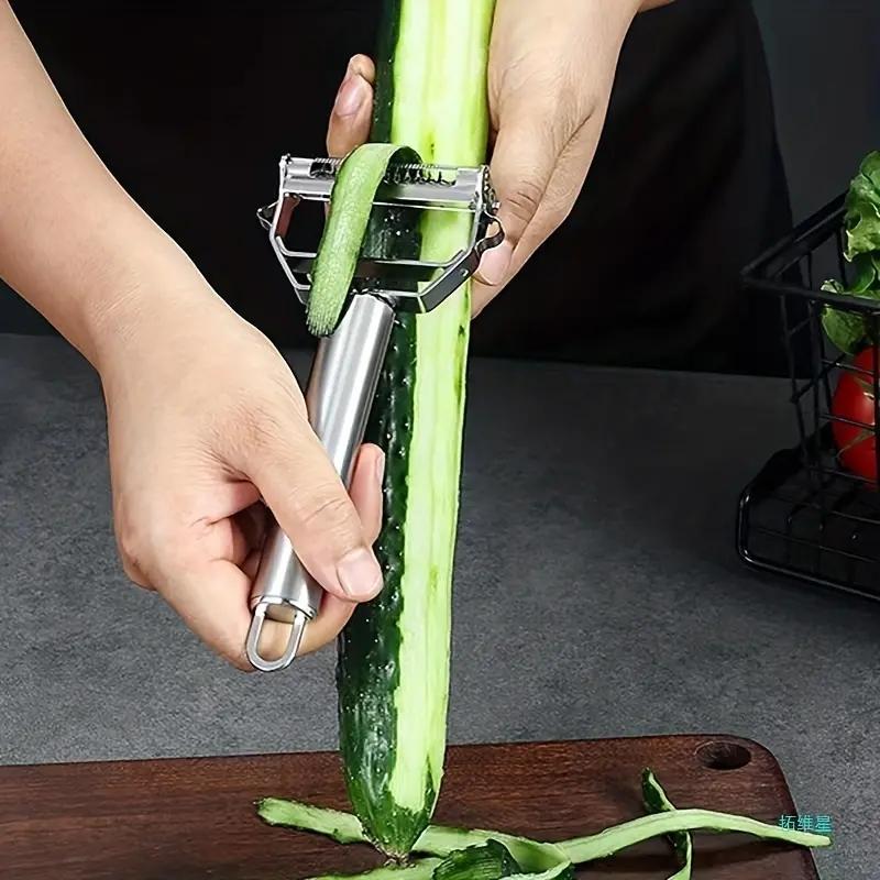 1pc Stainless Steel Slicer Cutter, Fruit Vegetable Tools, Kitchen Gadgets