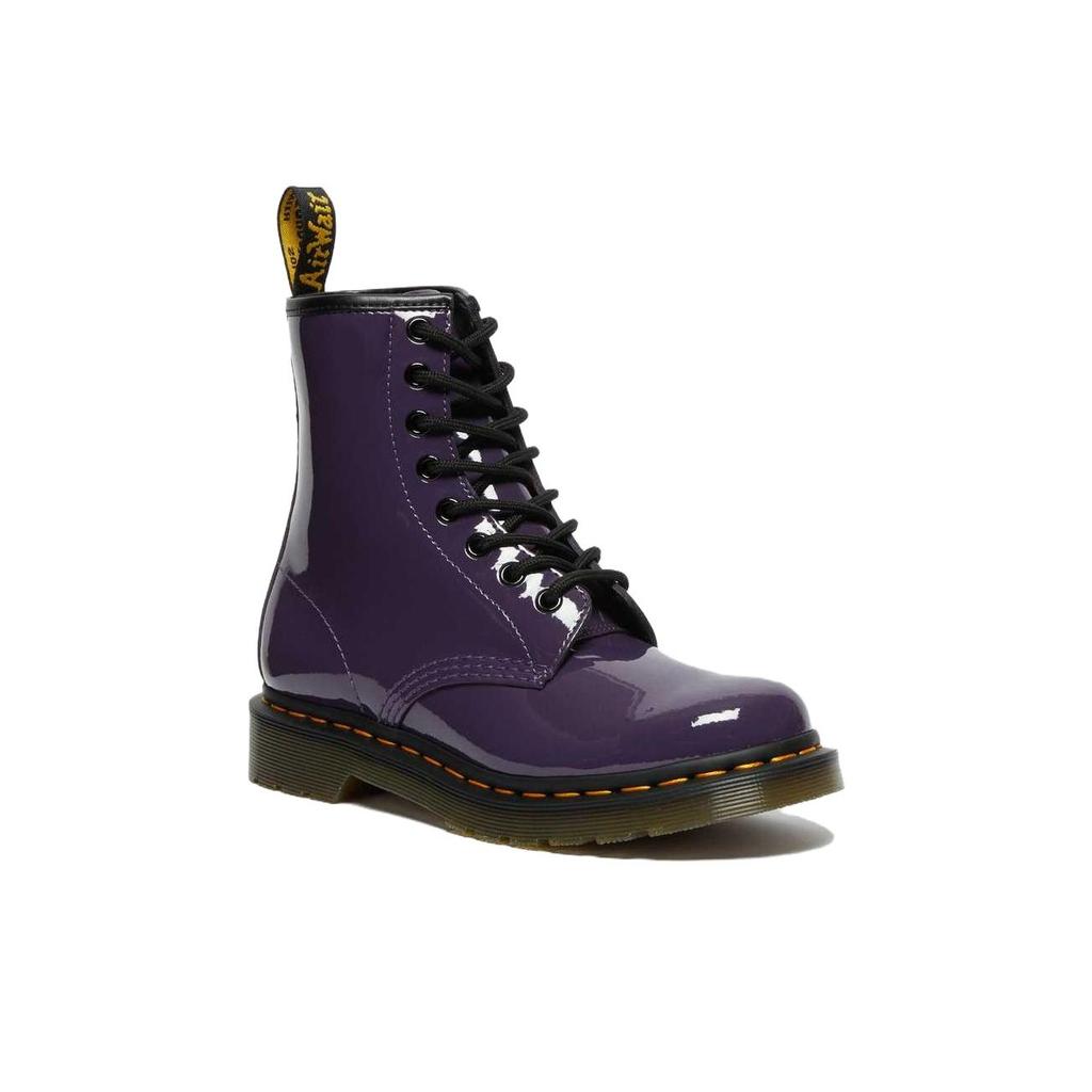 Dr. Martens Simple Comfortable Versatile Martin Boots Women Boots Black Blackcurrant-Purple 27216628