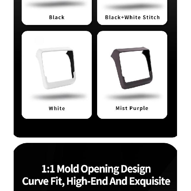 Rear Air Vent Cover for Tesla Model 3 Highland Model Y Juniper Center Console Leather Armrest Box Anti-Scratch Car Accessories