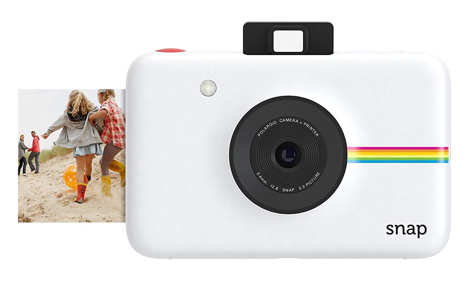 

також збережіть цифровий принтер для миттєвого друку Polaroid Snap, сумісний із фотопапером ZINK [дані з банки] (Білий) Вбудований (Білий) білий