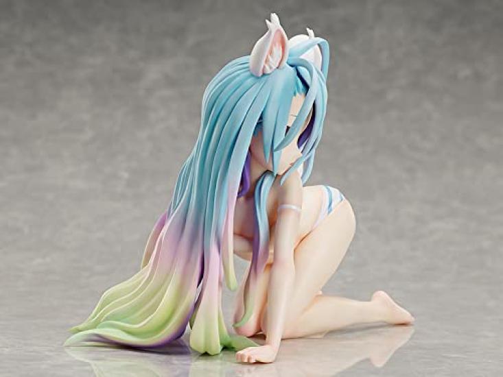 FREEing No Game No Life B Style White Cat Scale PVC Painted Finished Figure Ver. 1/4