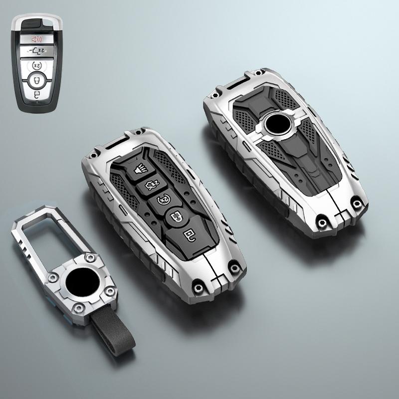 Zinc Alloy Car Key Case Cover Shell for Ford Mondeo Explorer Edge Expedition Fusion Mustang Focus C-Max S-Max Everest for Lincol