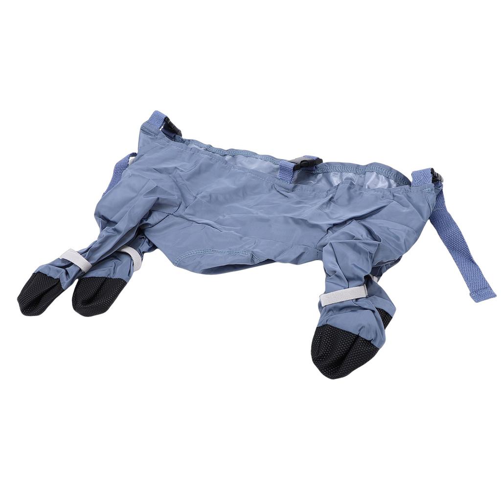 Dog Suspender Boots Breathable Waterproofing Adjustable Dog Paws Boots Leggings Belly Protector for Outdoor Walking