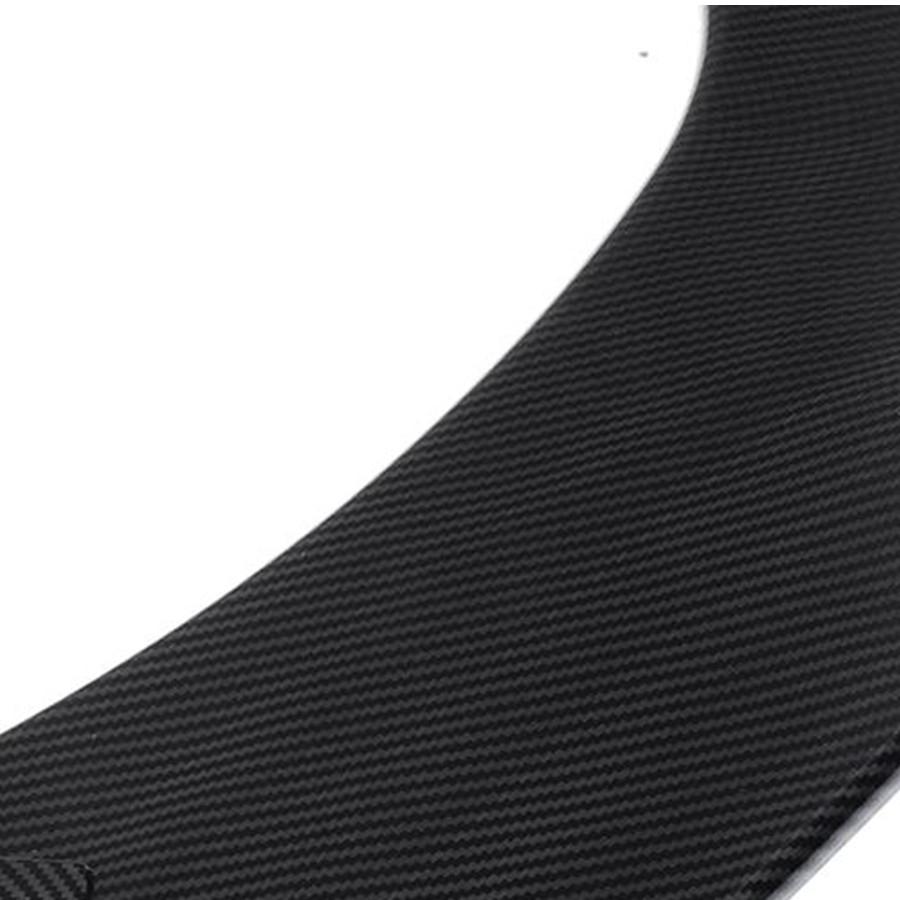 2Pcs Carbon Fiber Look Car Front Bumper Splitter Lip Body Protector Diffuser Kit
