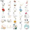 10 30 50Pcs Cute Cartoon Funny Goose Stickers Kawaii Animals Aesthetic Diy Toys Kid Travel Luggage Decal Graffiti Sticker Pack