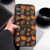 Autumn Maple Leaves Phone Case For Samsung Galaxy S25 FE S25 Edge S24 S23 S22 Ultra A56 A17 A36 A55 A16 A15 A54 A26 5G Leather Texture TPU Cover