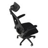 Office Chair Mesh High Back Desk Chair with Lumbar Support 3D Headrest 90 Degree Rotating Armrests Wheels Comfortable