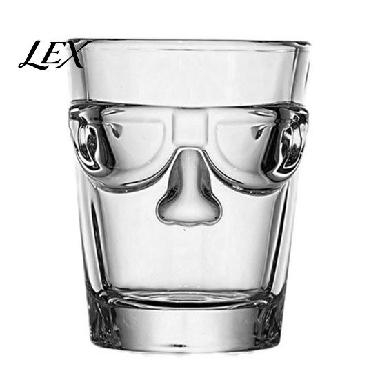 Occhiali a forma di torso umano in vetro senza piombo per feste, Mini bicchiere da liquore a forma di torso umano divertente, Bicchiere da bar creativo e resistente, Regalo unico per feste di adulti