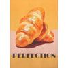 Food Croissant Pasta Meat Restaurant Poster Sticky Wall Art Printing Waterproof Home Living Bed Room Bar Aesthetic Decor