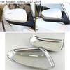 Car-Styling Accessories For Renault Koleos 2017 2018  ABS Chrome Side Door Rearview Mirror Cover Rear View Trims Decoration