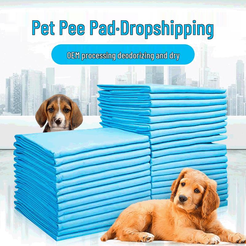 Disposable Pet Training Pee Pads - Urine Protection and Cleaning Supplies