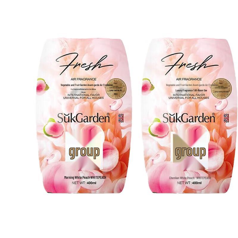 Vegetable Garden Deodorizing Air Freshener - Morning Dew White Peach